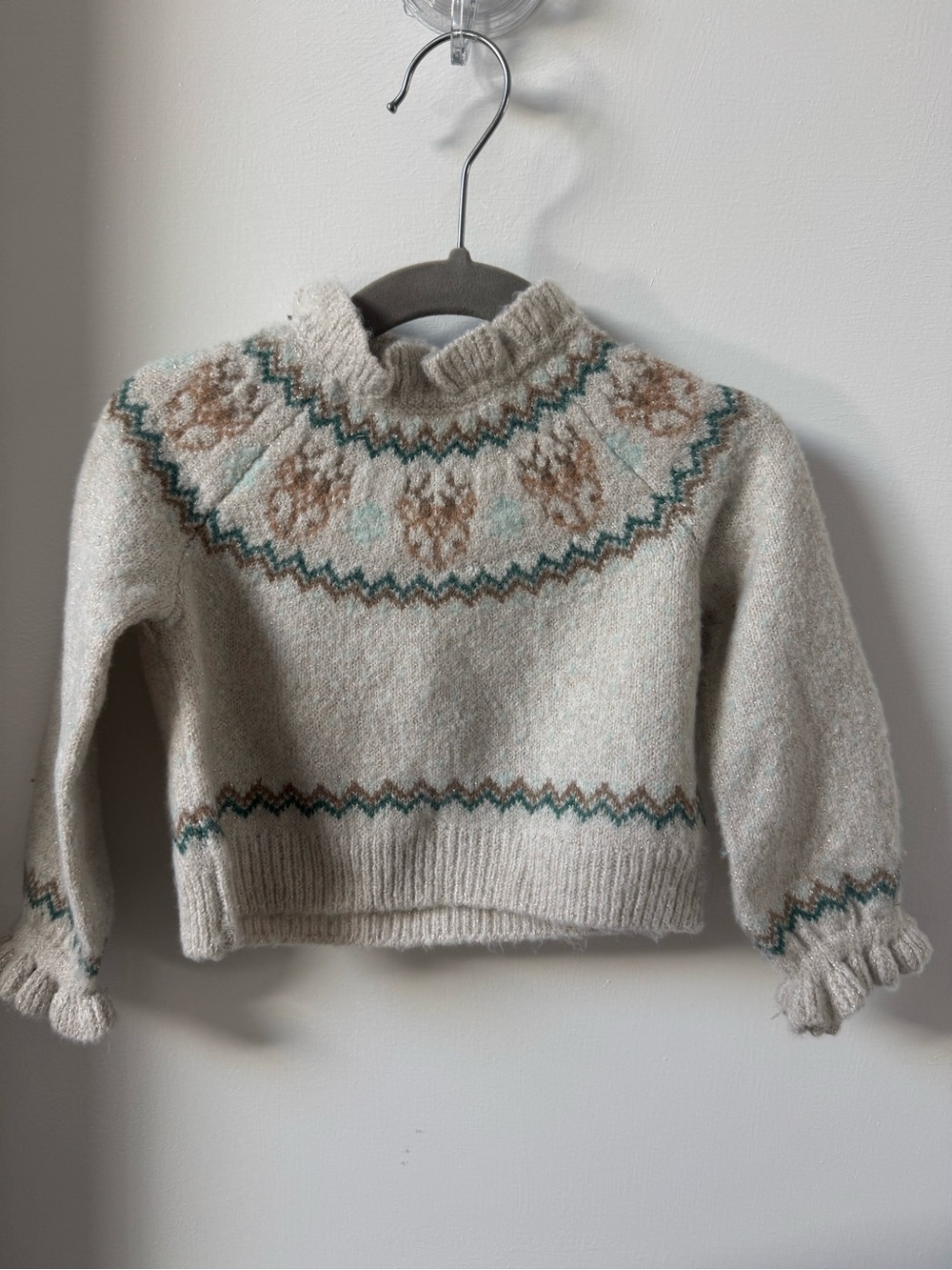Cozy Cream Holiday Knit Sweater